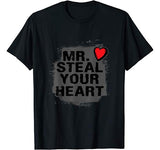 Mr. Steal Your Heart Valentine’s Day Shirt Boys Son Gifts T-Shirt