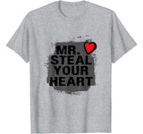 Mr. Steal Your Heart Valentine’s Day Shirt Boys Son Gifts T-Shirt
