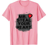 Mr. Steal Your Heart Valentine’s Day Shirt Boys Son Gifts T-Shirt