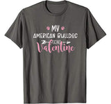 My American Bulldog Is My Valentine Party Gift T-Shirt