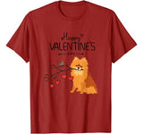 My Dog Is My Valentines Pomeranian T-Shirt
