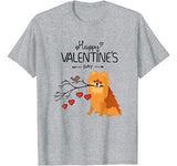 My Dog Is My Valentines Pomeranian T-Shirt
