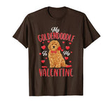 My Goldendoodle Is My Valentine Cute Dog Dad Mom Gifts T-Shirt