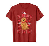 My Goldendoodle Is My Valentine Cute Dog Dad Mom Gifts T-Shirt