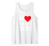 My Heart Belongs To Tacos 2 Valentines Tank Top