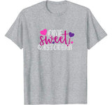 One Sweet Custodian Valentine Gift for Her School Team match T-Shirt
