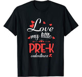 PRE-K Teacher Gift Love My Little PRE-K Valentines T-Shirt