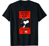 Peanuts Snoopy Kisses Valentines T Shirt
