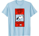 Peanuts Snoopy Kisses Valentines T Shirt