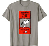 Peanuts Snoopy Kisses Valentines T Shirt