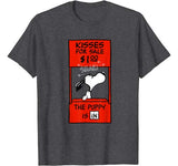 Peanuts Snoopy Kisses Valentines T Shirt
