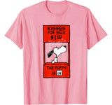 Peanuts Snoopy Kisses Valentines T Shirt