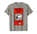 Peanuts Snoopy Valentines Kissing Booth T Shirt