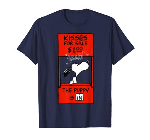 Peanuts Snoopy Valentines Kissing Booth T Shirt – familyshop3000