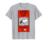 Peanuts Snoopy Valentines Kissing Booth T Shirt