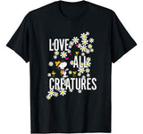 Peanuts Valentine Love All Creatures T-shirt