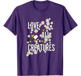 Peanuts Valentine Love All Creatures T-shirt