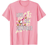 Peanuts Valentine Love All Creatures T-shirt