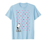 Peanuts Valentine Snoopy Hearts T-shirt