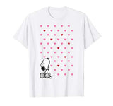 Peanuts Valentine Snoopy Hearts T-shirt