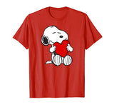Peanuts Valentine Snoopy Hugging Heart T-shirt