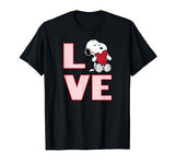 Peanuts Valentine Snoopy Love T-shirt