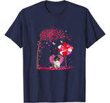 Pekingese Valentine’s Day Outfit Heart Dog Lover T-Shirt