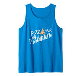Pizza Is My Valentine Funny Valentines Day Gifts Boys Kids Tank Top