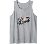 Pizza Is My Valentine Funny Valentines Day Gifts Boys Kids Tank Top