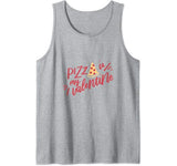 Pizza Is My Valentine Funny Valentines Day Gifts Boys Kids Tank Top