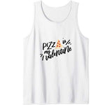 Pizza Is My Valentine Funny Valentines Day Gifts Boys Kids Tank Top