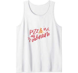 Pizza Is My Valentine Funny Valentines Day Gifts Boys Kids Tank Top
