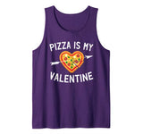 Pizza Is My Valentine Funny Valentines Day Gifts Tank Top