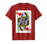 Playing Card Queen of Hearts T-Shirt Valentine’s Day Costume