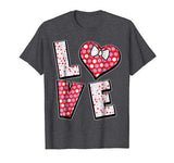 Polka Dot Love Heart Bow Tie Valentine’s Day Shirt for Girls