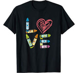 Preschool Teacher Shirts Valentines Day Boys Girls LOVE Gift T-Shirt