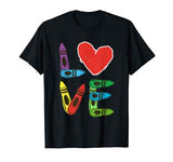 Preschool Teacher Shirts Valentines Day Boys Girls LOVE Gift T-Shirt
