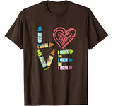 Preschool Teacher Shirts Valentines Day Boys Girls LOVE Gift T-Shirt