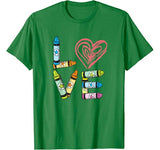Preschool Teacher Shirts Valentines Day Boys Girls LOVE Gift T-Shirt