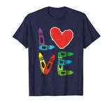 Preschool Teacher Shirts Valentines Day Boys Girls LOVE Gift T-Shirt