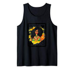 Queen of Hearts African American Black Queen Card Valentine Tank Top
