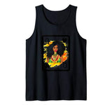 Queen of Hearts African American Black Queen Card Valentine Tank Top