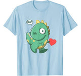 RAWR Valentines Day Dinosaur T Shirt Gift for Kids