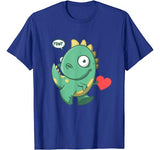 RAWR Valentines Day Dinosaur T Shirt Gift for Kids