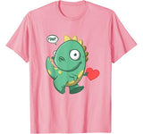 RAWR Valentines Day Dinosaur T Shirt Gift for Kids
