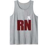RN Nurses Valentine’s Day Love Hearts Cupids Buffalo Tank Top