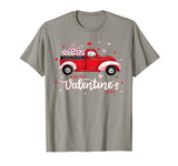 Red Truck With Letters Postal Worker Happy Valentine’s Day T-Shirt