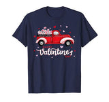 Red Truck With Letters Postal Worker Happy Valentine’s Day T-Shirt