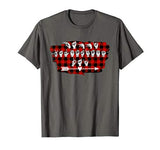 Red plaid ASL American Sign Language Happy Valentine’s Day T-Shirt