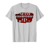 Red plaid ASL American Sign Language Happy Valentine’s Day T-Shirt